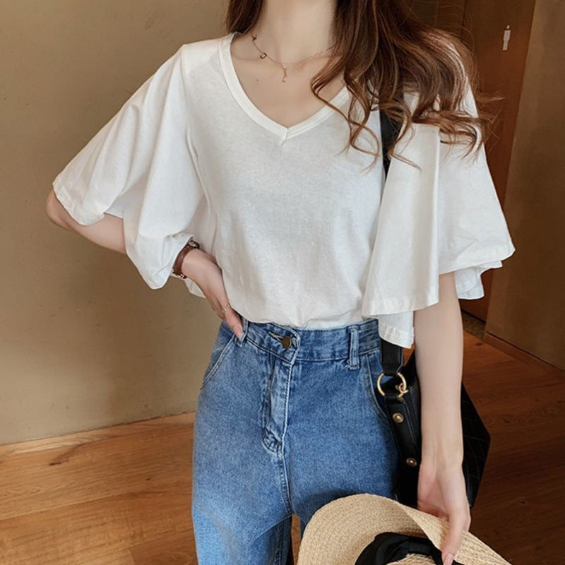 Women's Short-sleeve T-shirt Top