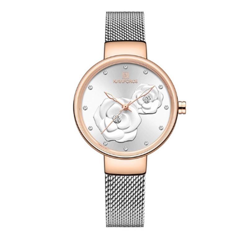 Casual Ladies Waterproof Quartz Watch