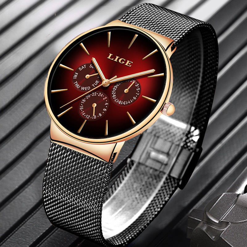 Mesh Strap Quartz Watch