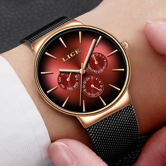 Mesh Strap Quartz Watch
