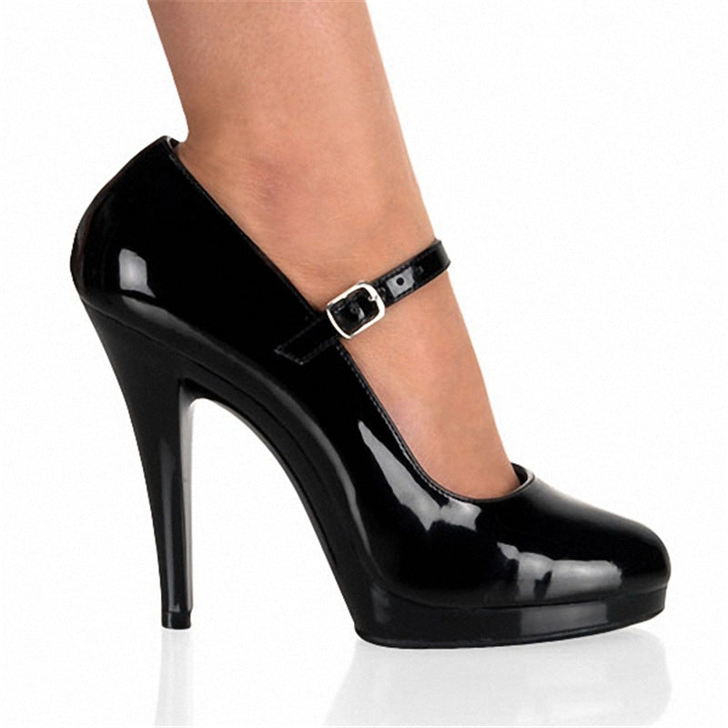 Women's Stage Buckle Platform Shoes