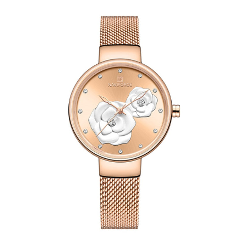 Casual Ladies Waterproof Quartz Watch