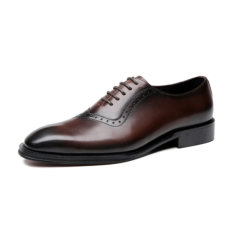 Business Carved Pointed Shoes for Men
