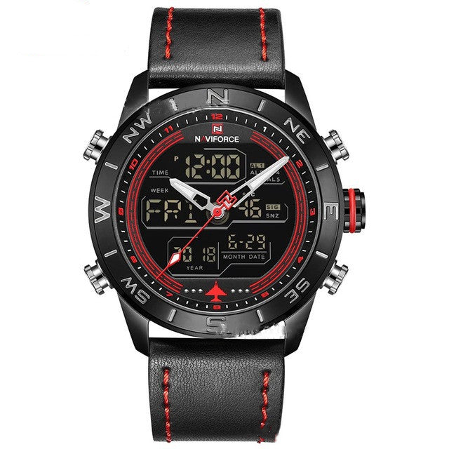 NAVIFORCE 9144 Fashion Gold Sport Watche