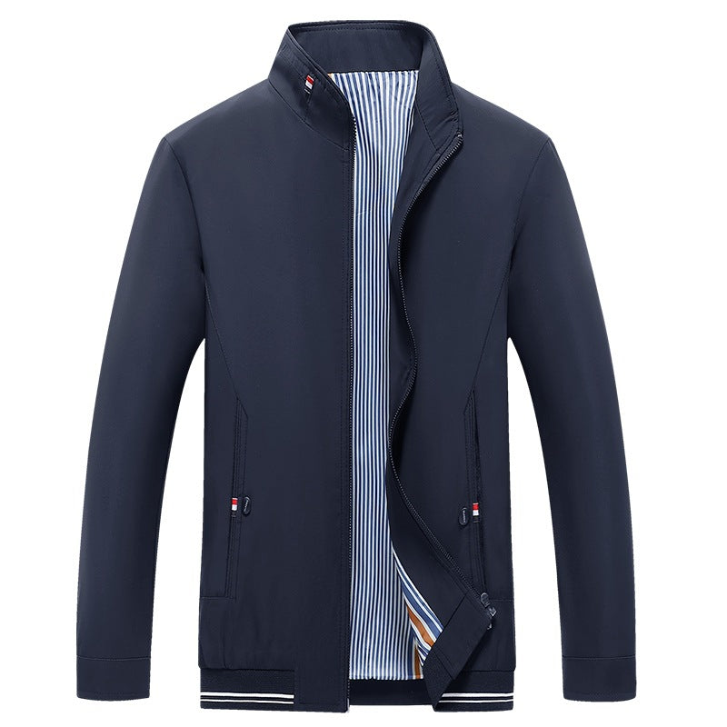 Stand-up Collar Jacket for Men