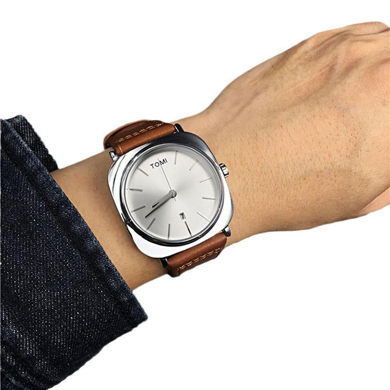 Square Calendar Watch