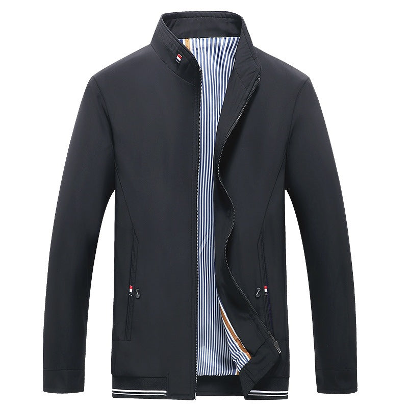 Stand-up Collar Jacket for Men