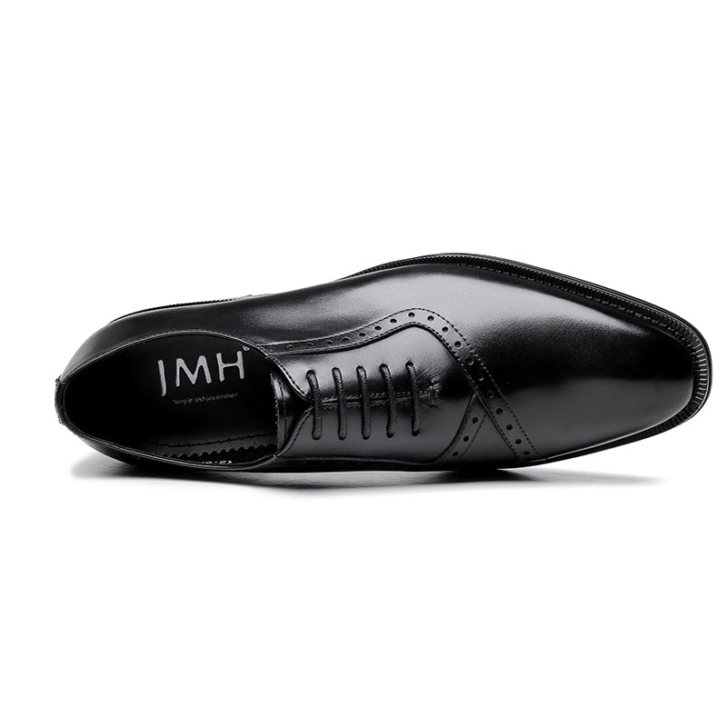 Business Carved Pointed Shoes for Men