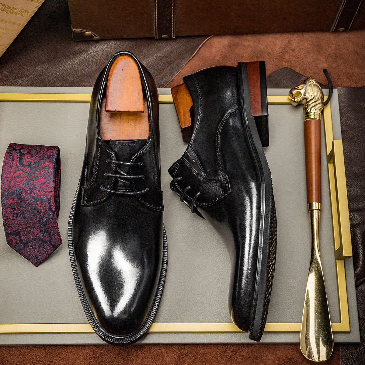 Mens Business Dress Leather Shoes