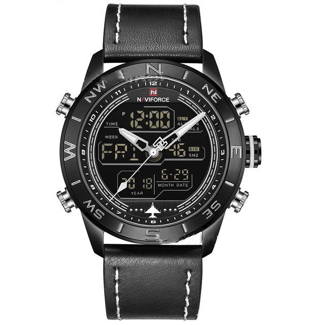 NAVIFORCE 9144 Fashion Gold Sport Watche