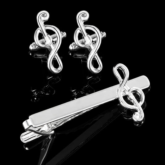 Men's Note Tie Clip