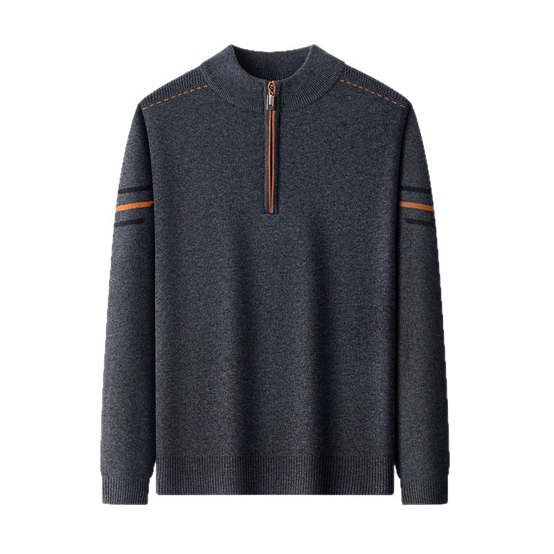 Men's Half-Turtleneck Wool Sweater