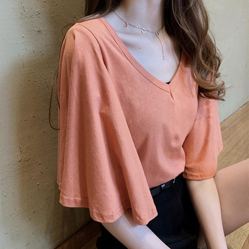 Women's Short-sleeve T-shirt Top